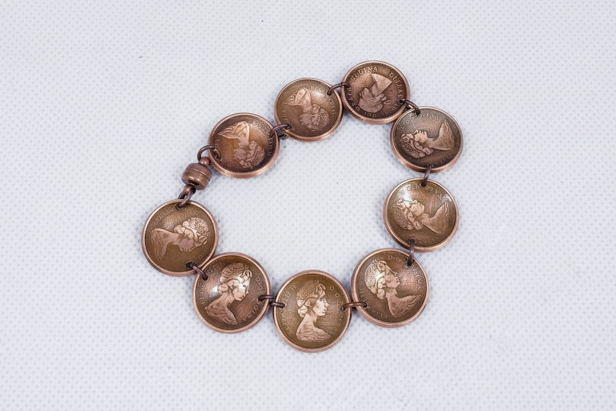 Canadian Penny Bracelet