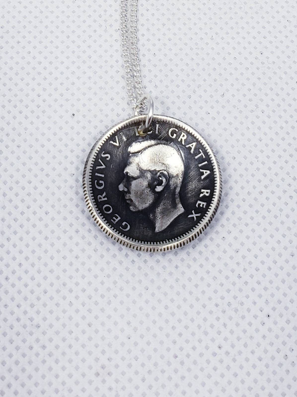 Silver Quarter Necklace
