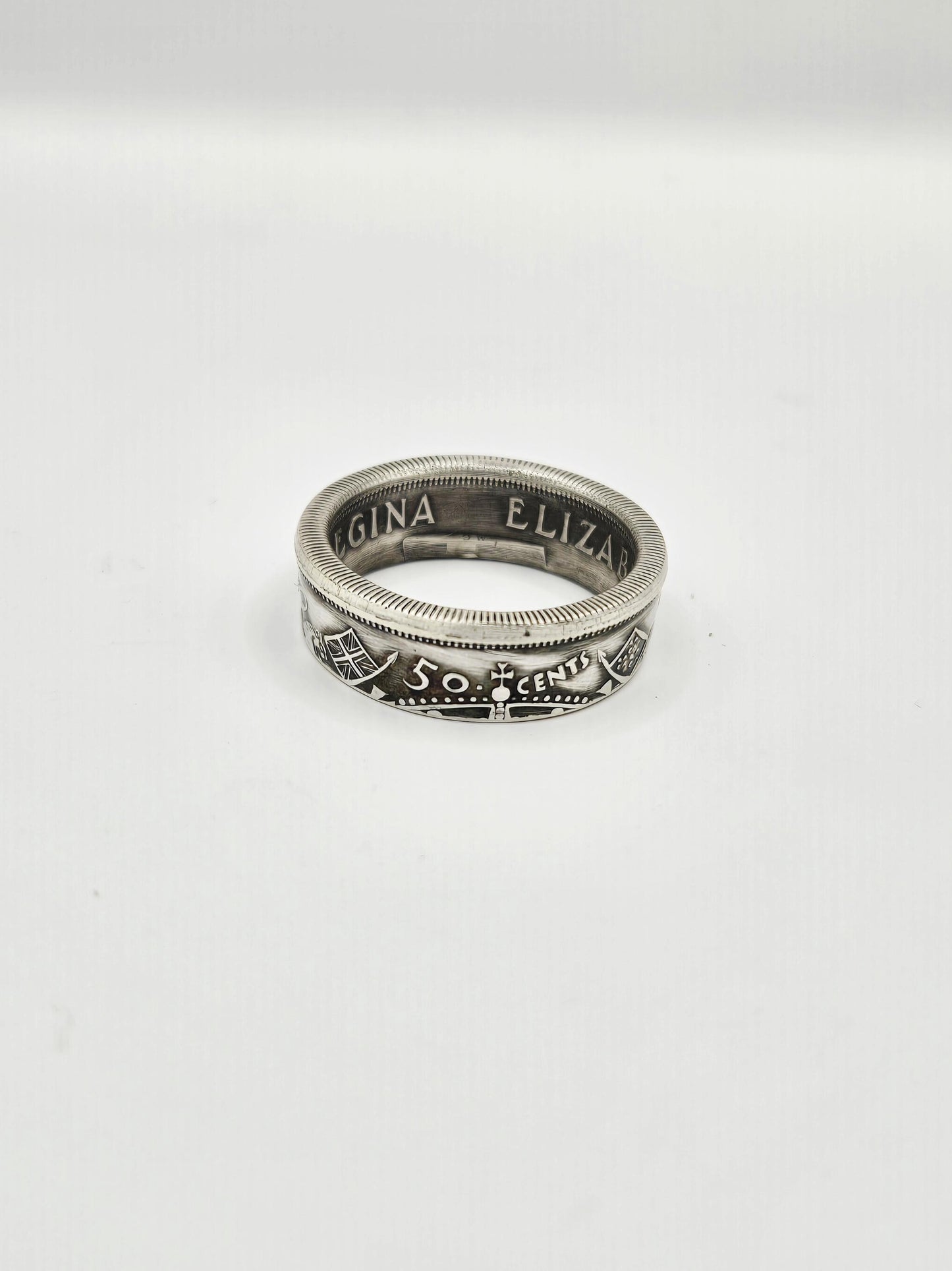 Canadian Half Dollar Coin Ring