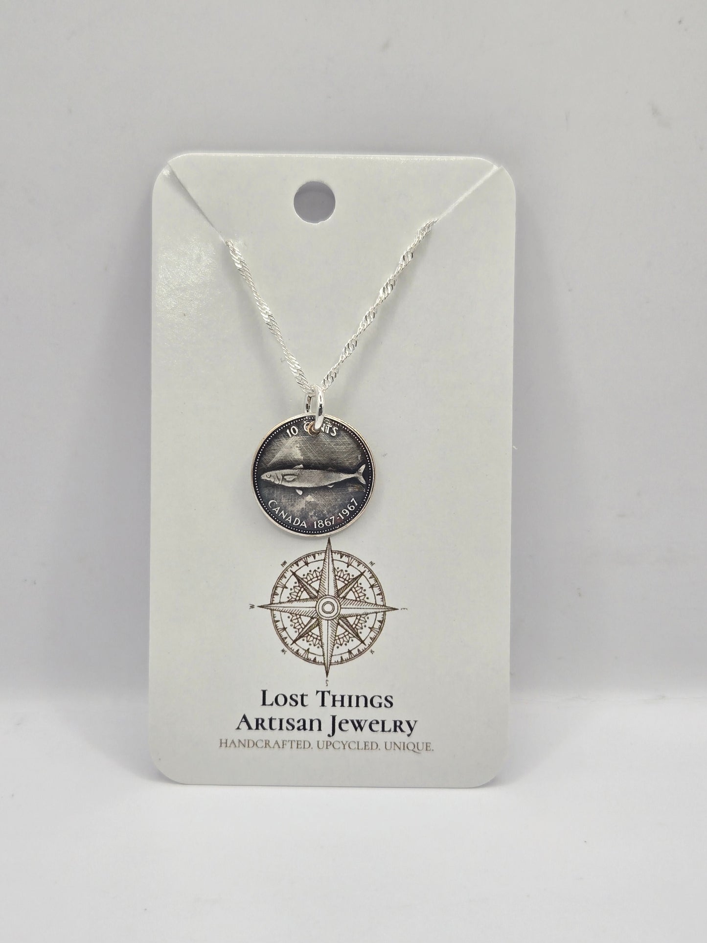 The Silver Fin Necklace