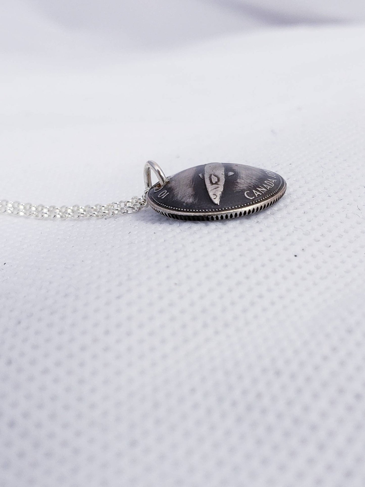 Canadian Centennial Dime Necklace