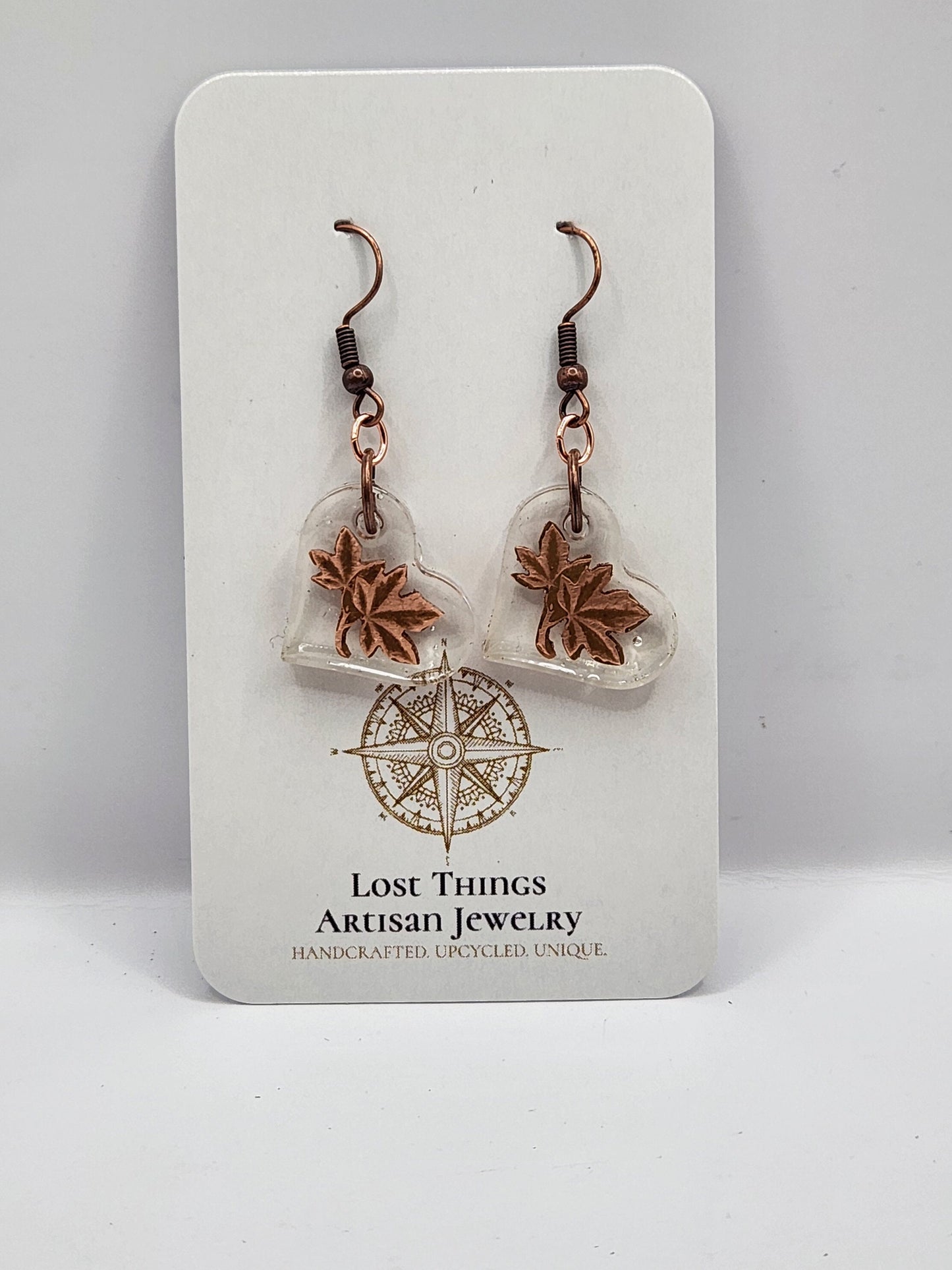 Maple Leaves in Resin