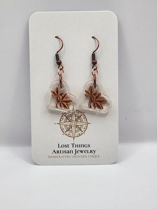 Maple Leaves in Resin