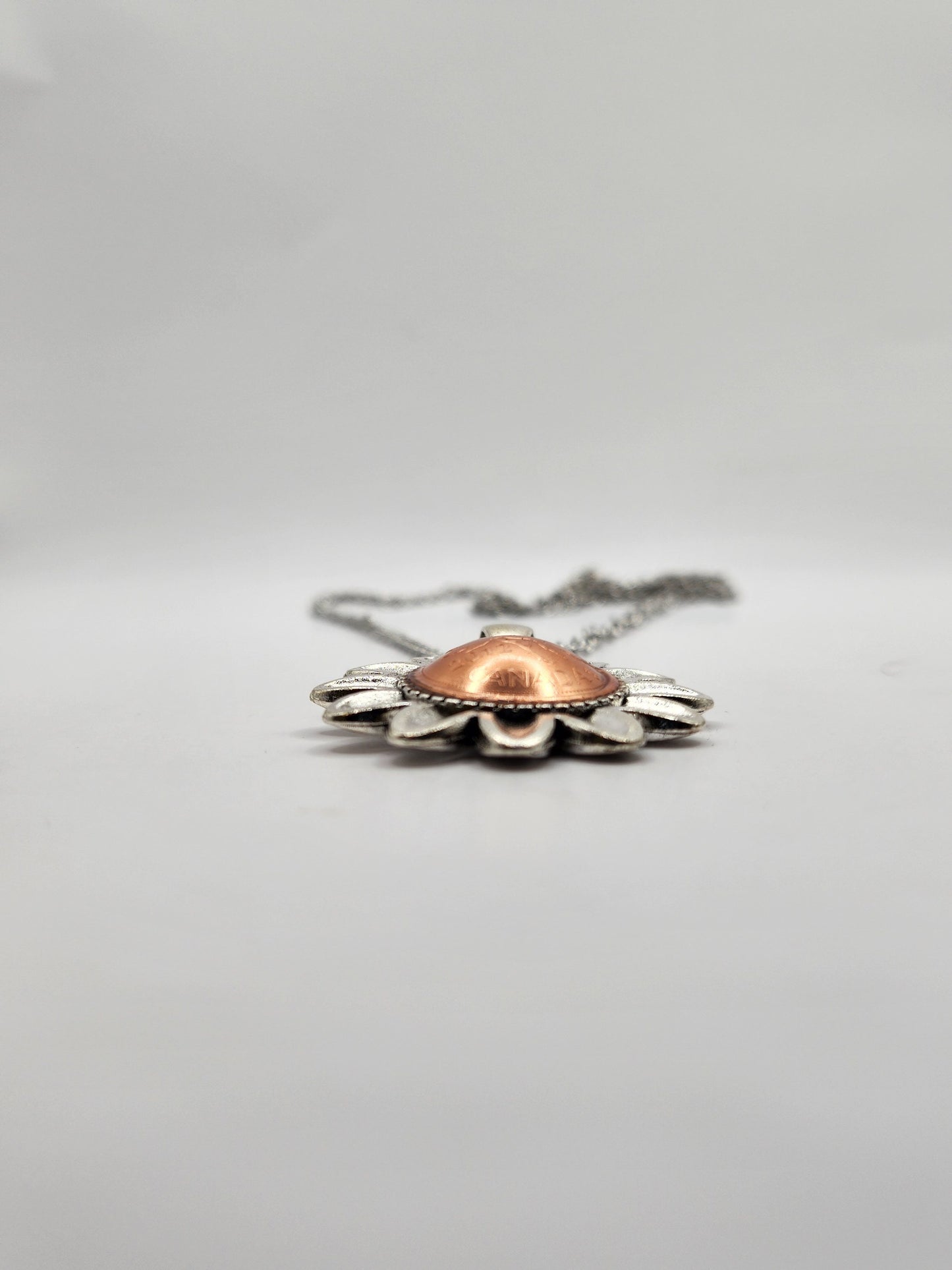 Floral Penny Pendant