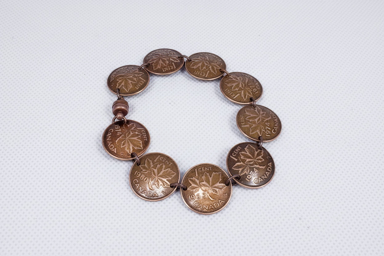 Canadian Penny Bracelet