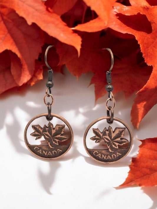 Hand Carved Canadian Pennies
