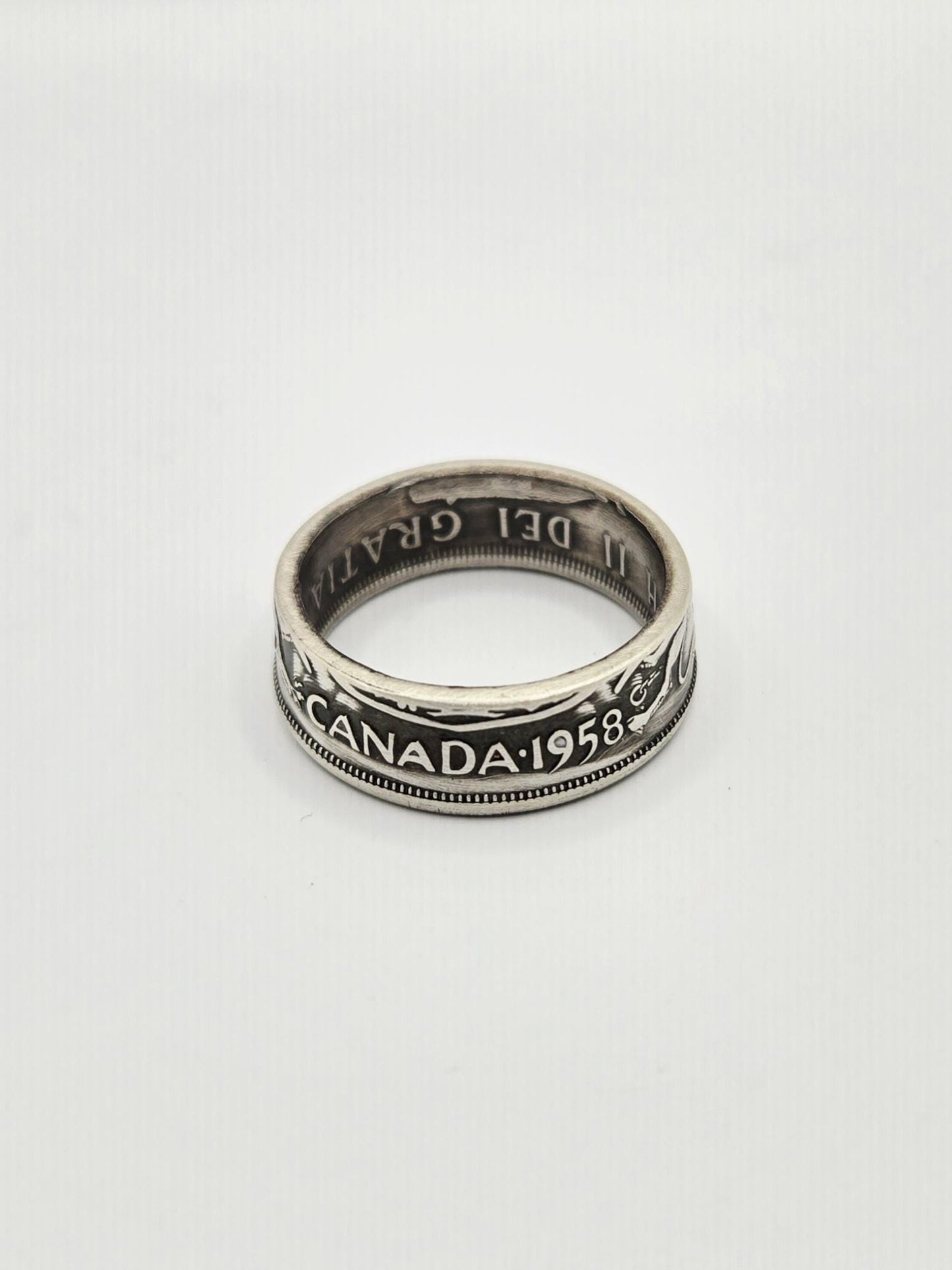 Canadian Half Dollar Coin Ring