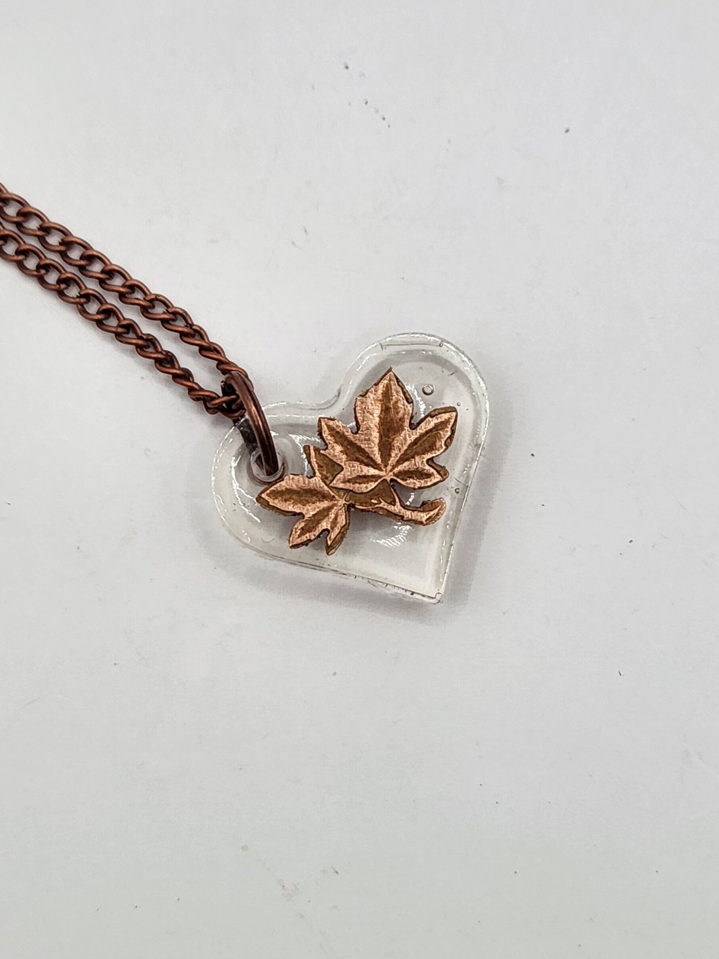 Maple Leaves in Resin