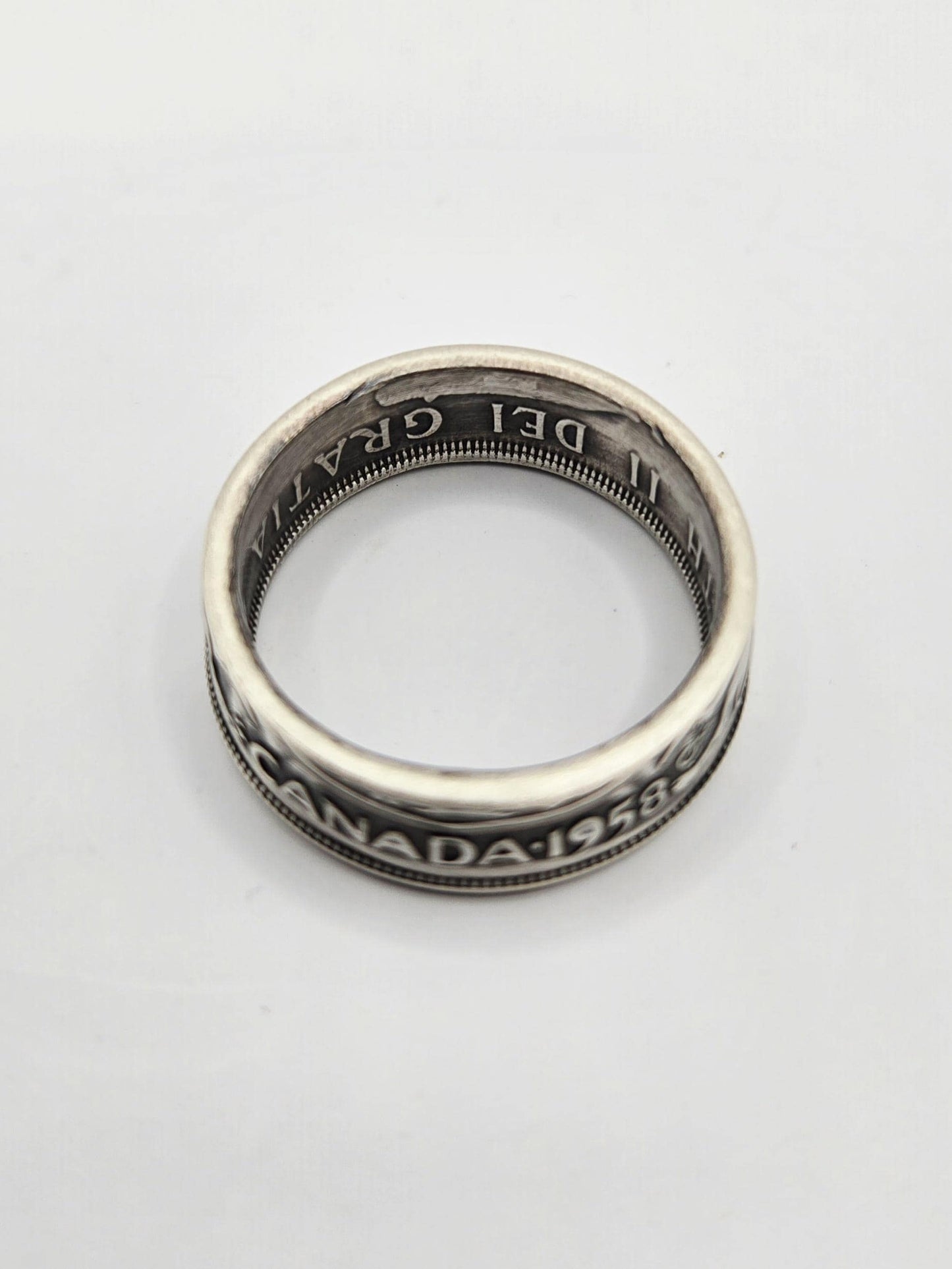 Canadian Half Dollar Coin Ring