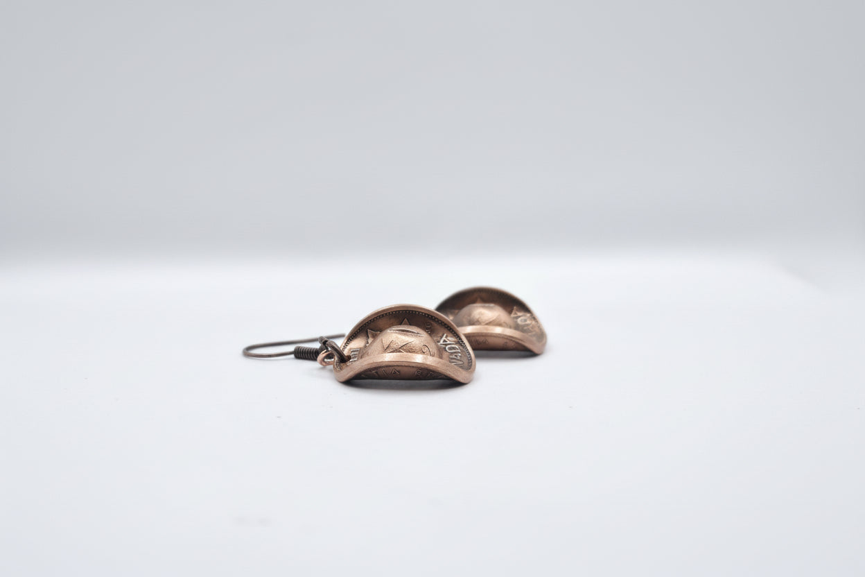 Cowboy Hat Penny Earrings/Necklace