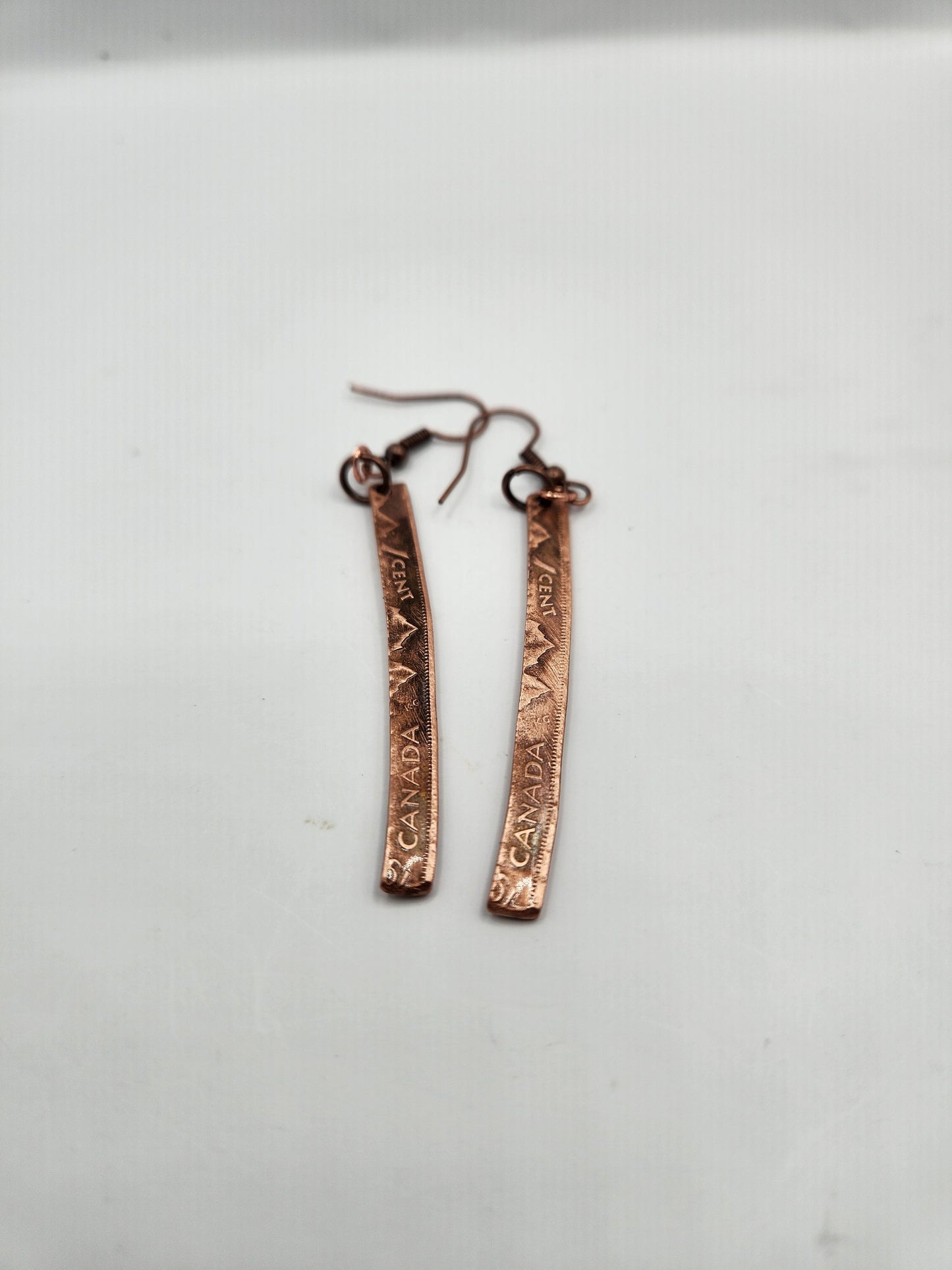 Canadian Penny Elongated Earrings/Necklace