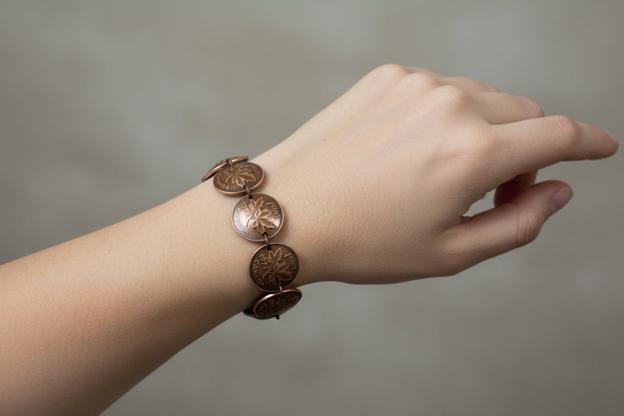 Canadian Penny Bracelet