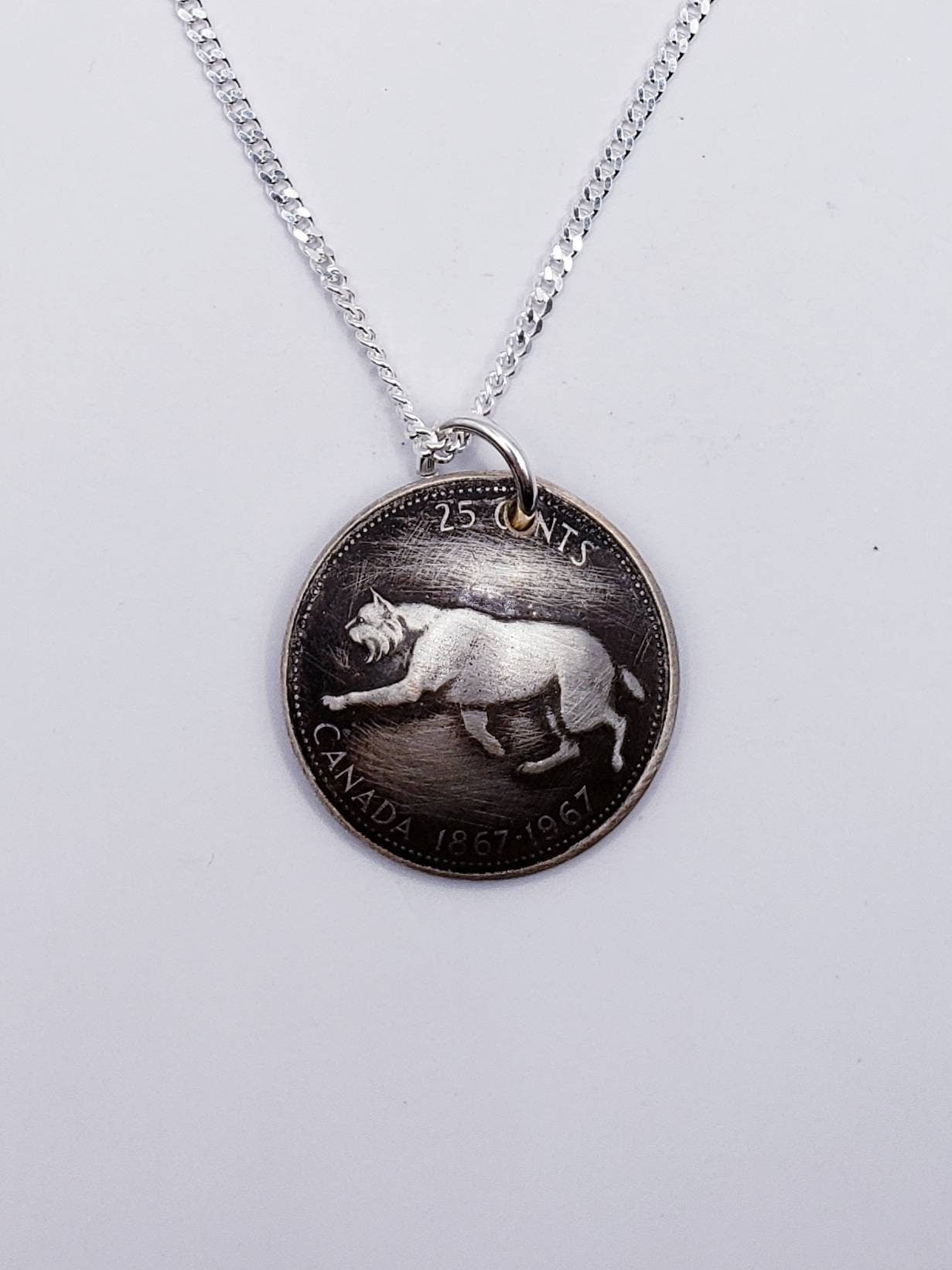 1967 Canadian Silver Quarter Pendant