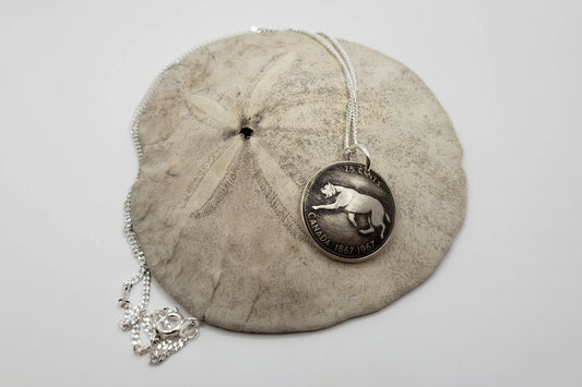 1967 Canadian Silver Quarter Pendant