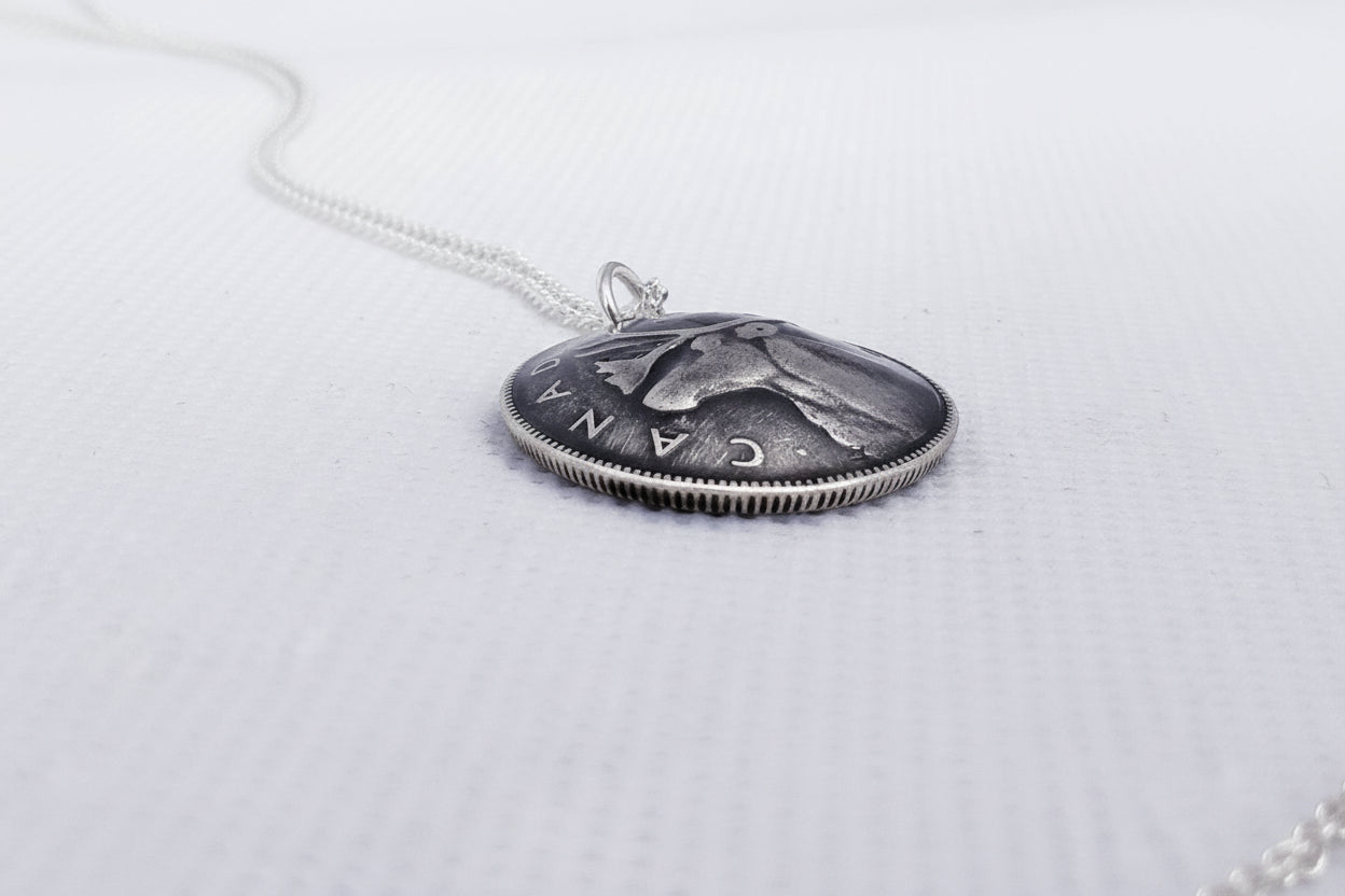 Silver Quarter Necklace