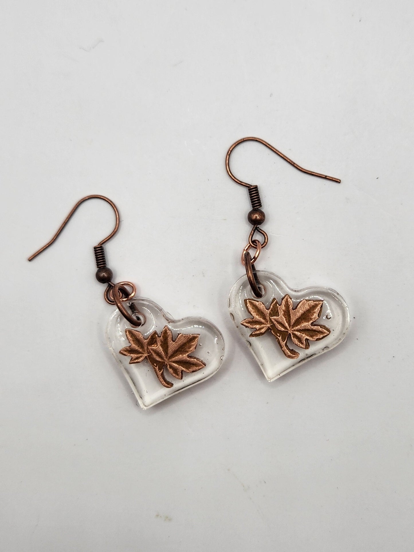 Maple Leaves in Resin