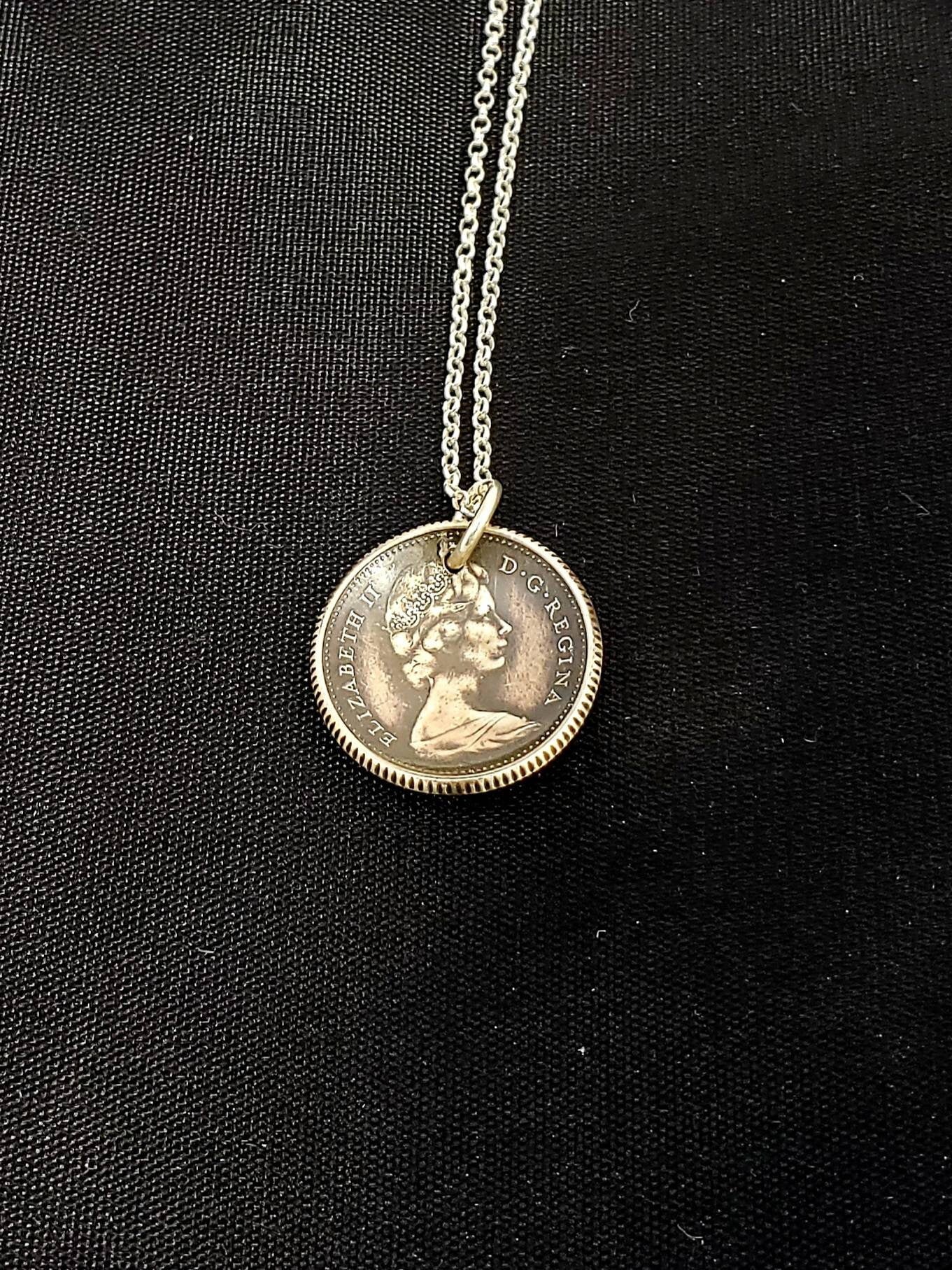 Canadian Centennial Dime Necklace