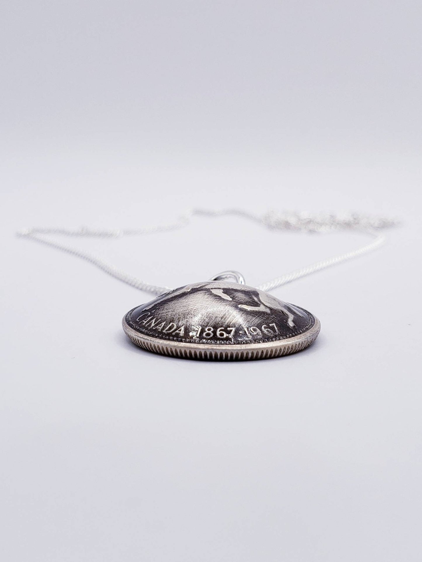 1967 Canadian Silver Quarter Pendant