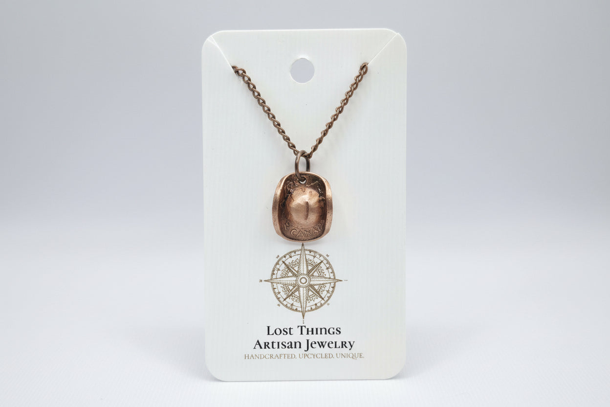 Cowboy Hat Penny Earrings/Necklace