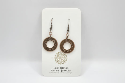 Penny Loop Earrings