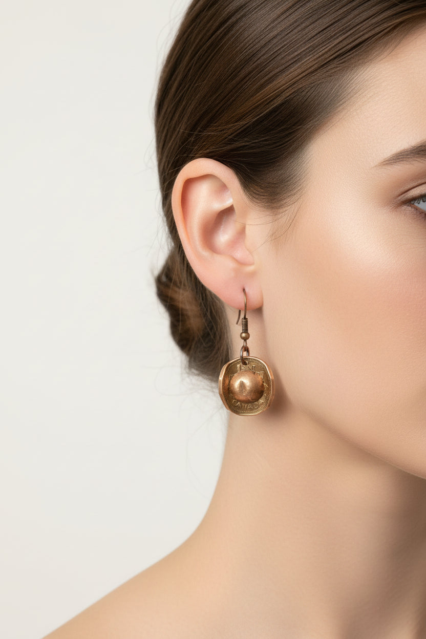 Cowboy Hat Penny Earrings/Necklace