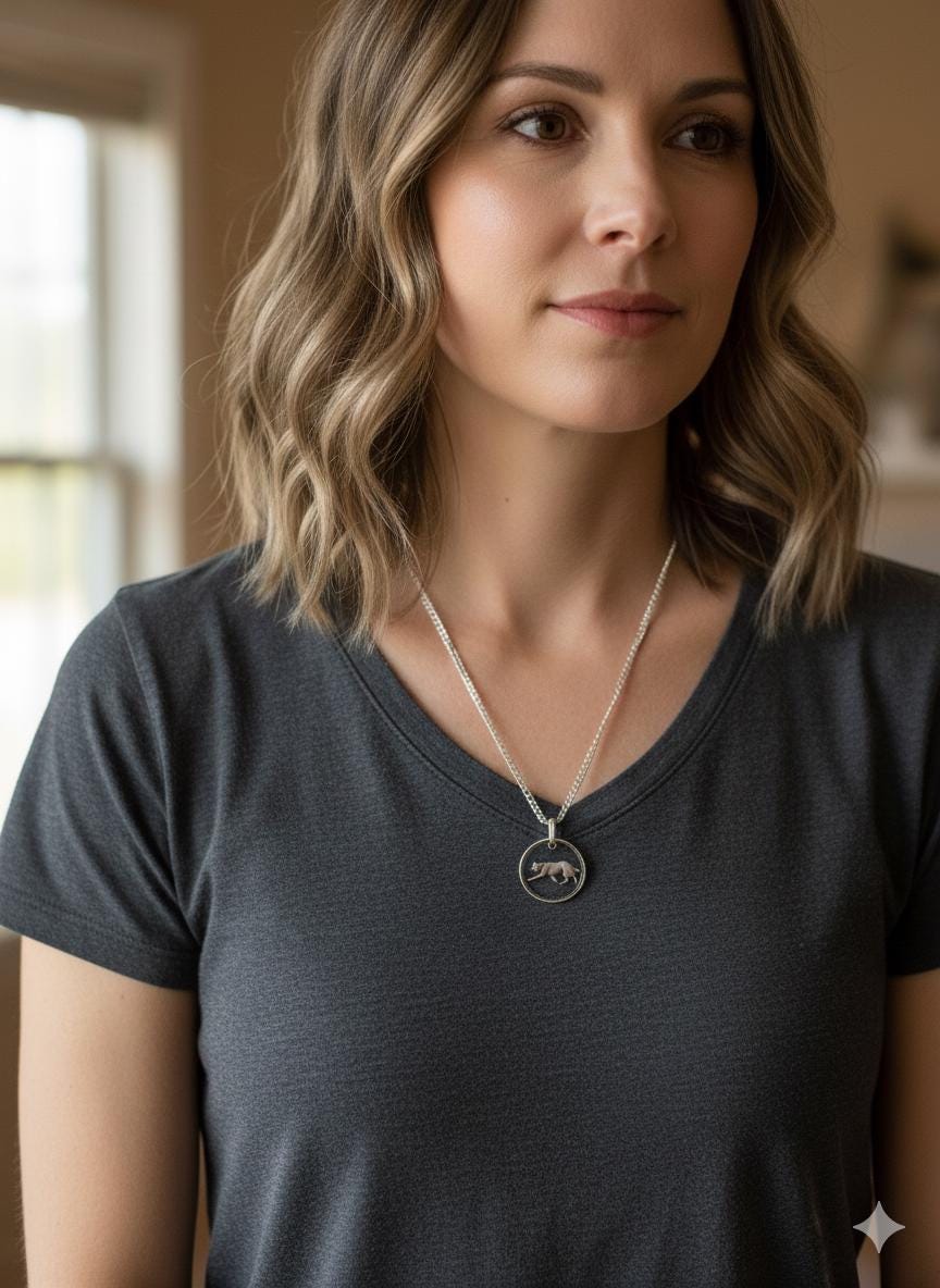 Hand Cut 1967 Canadian Centennial Quarter