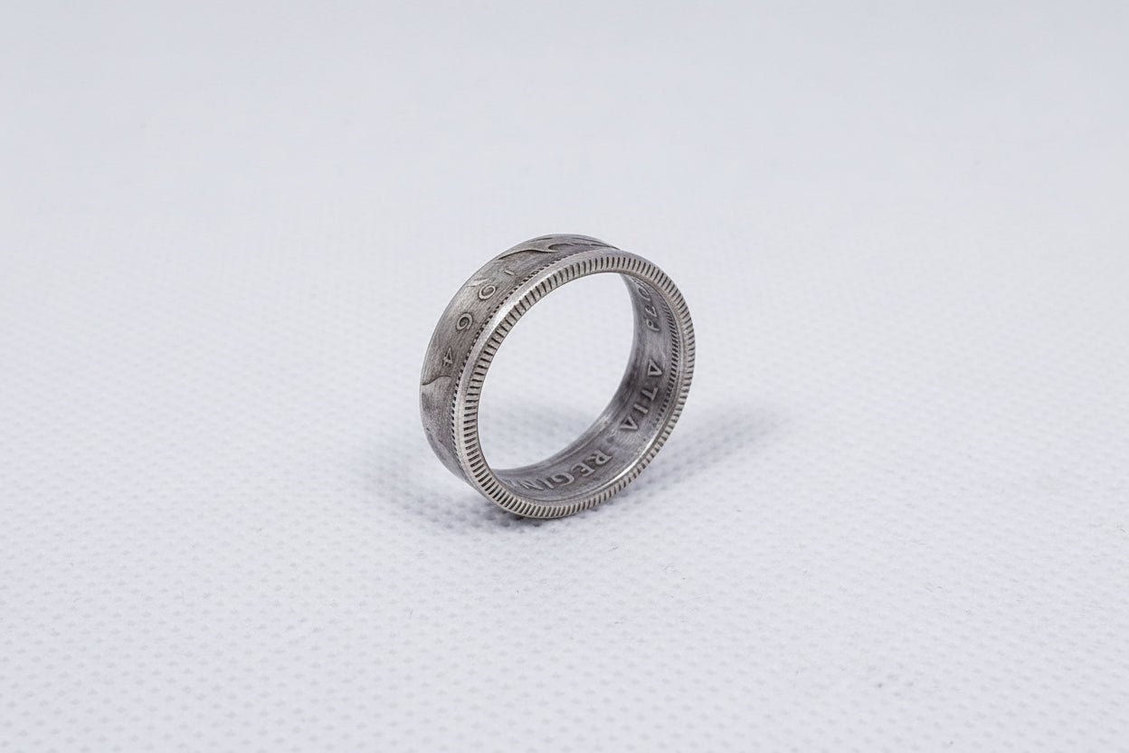 Canadian Silver Quarter Ring
