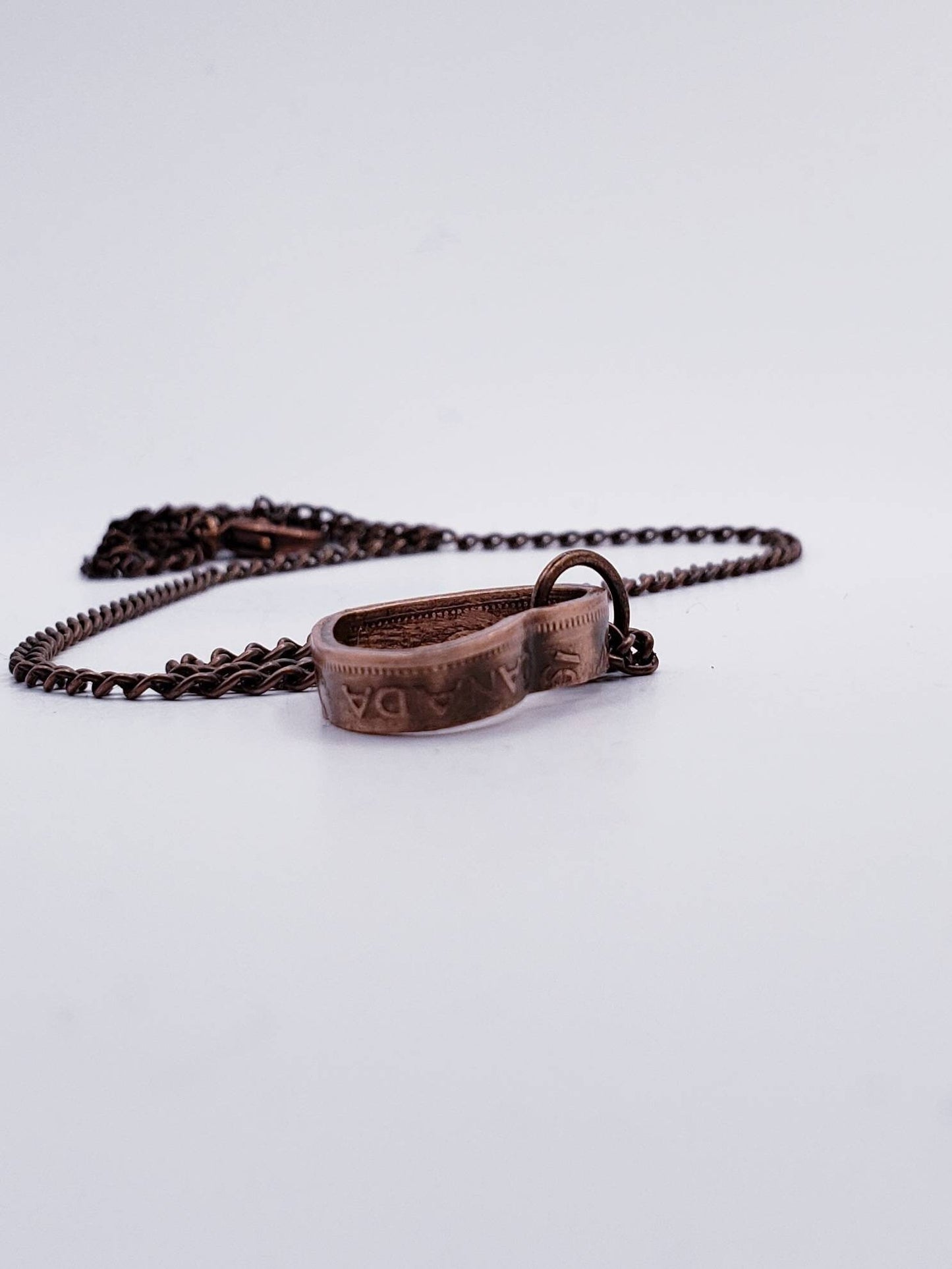 Penny Heart Necklace and Earrings