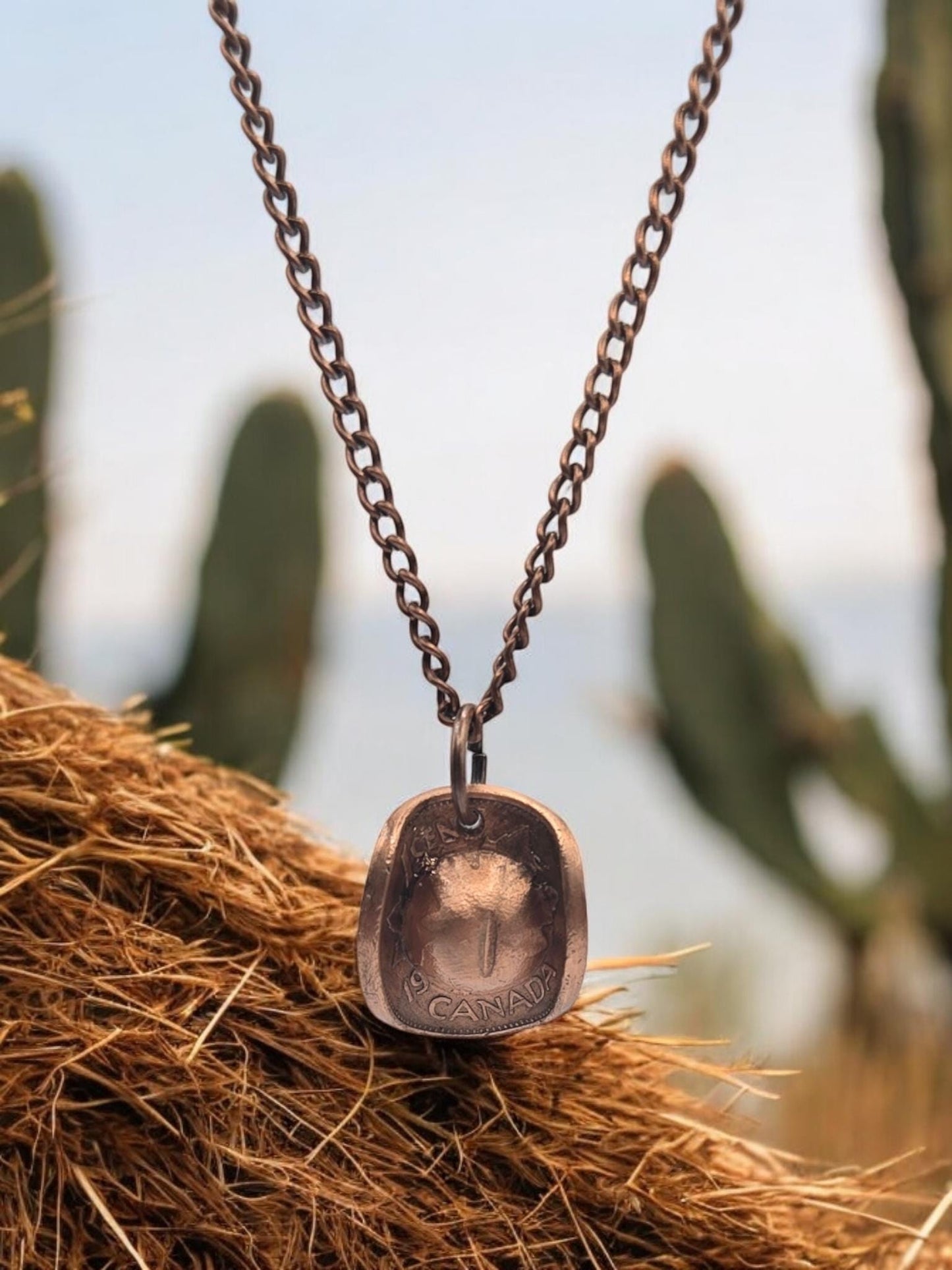 Cowboy Hat Penny Earrings/Necklace