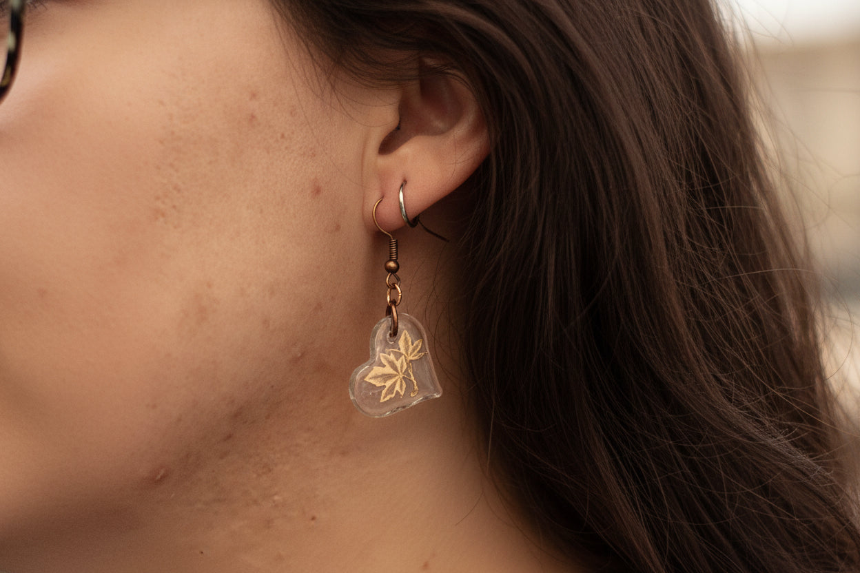 Maple Leaves in Resin