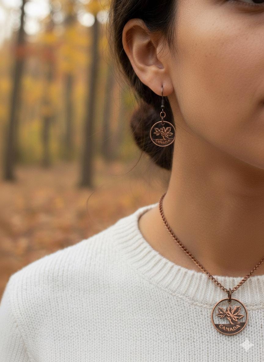 Hand Carved Canadian Pennies