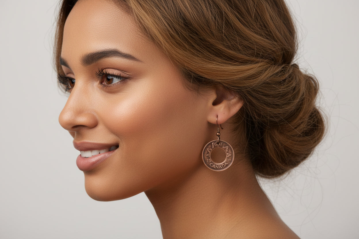 Penny Loop Earrings