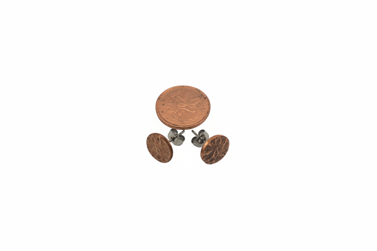penny earrings made in canada